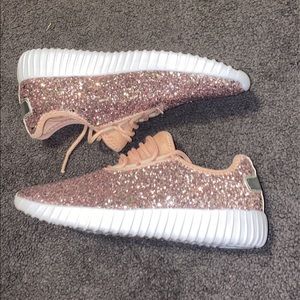 SPARKLY ROSE GOLD SHOES